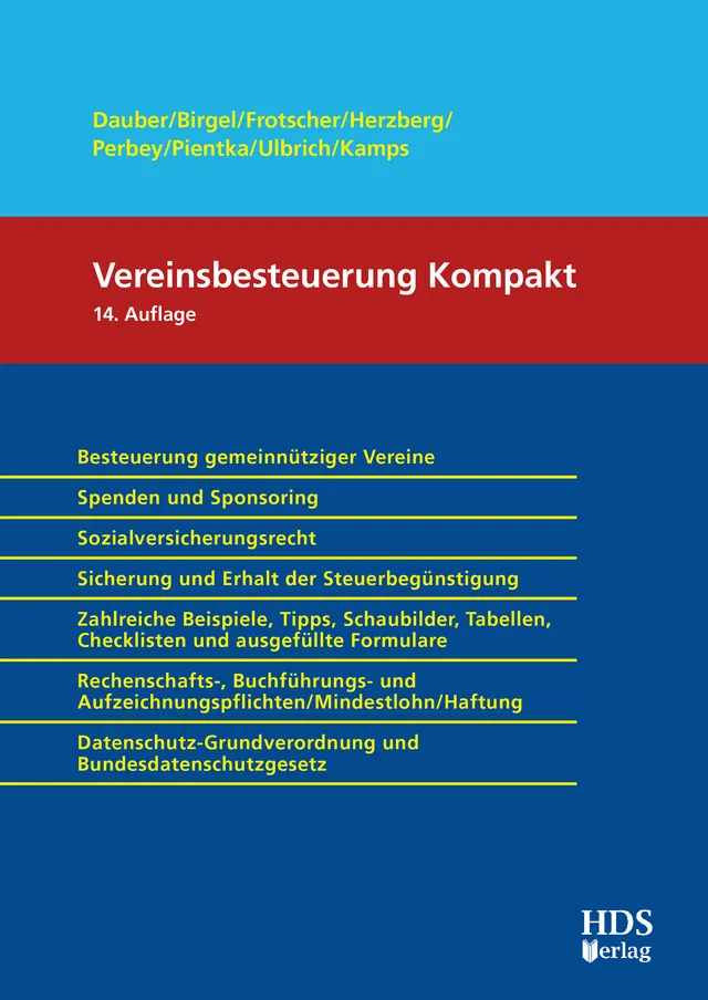 hds-vereinsbesteuerung-kompakt-14-auflage-gemeinn-tzigkeit-buch image 1