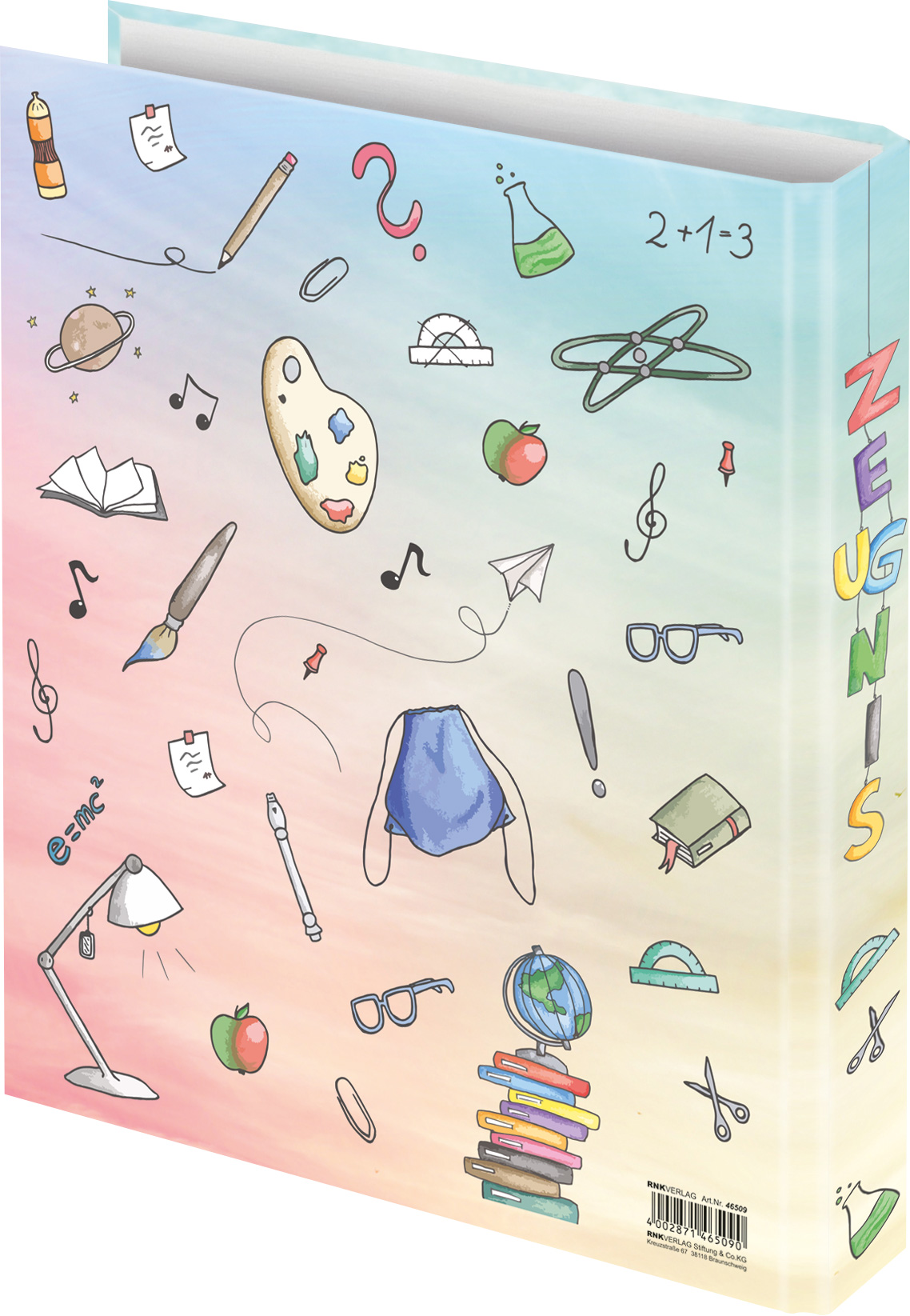rnk-schooldoodle-zeugnisringbuch-din-a4-4-ring-mechanik image 2