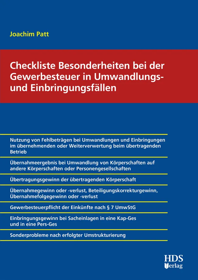 hds-gewerbesteuer-umwandlung-einbringung-checkliste-1-auflage image 1