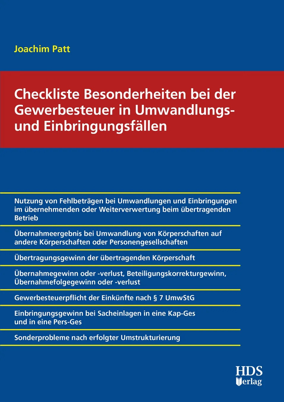 hds-gewerbesteuer-umwandlung-einbringung-checkliste-1-auflage image 1