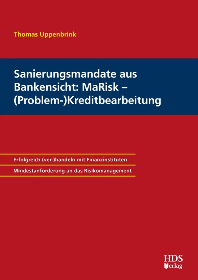 hds-sanierungsmandate-bankensicht-fachbuch-marisk-1-auflage image 1