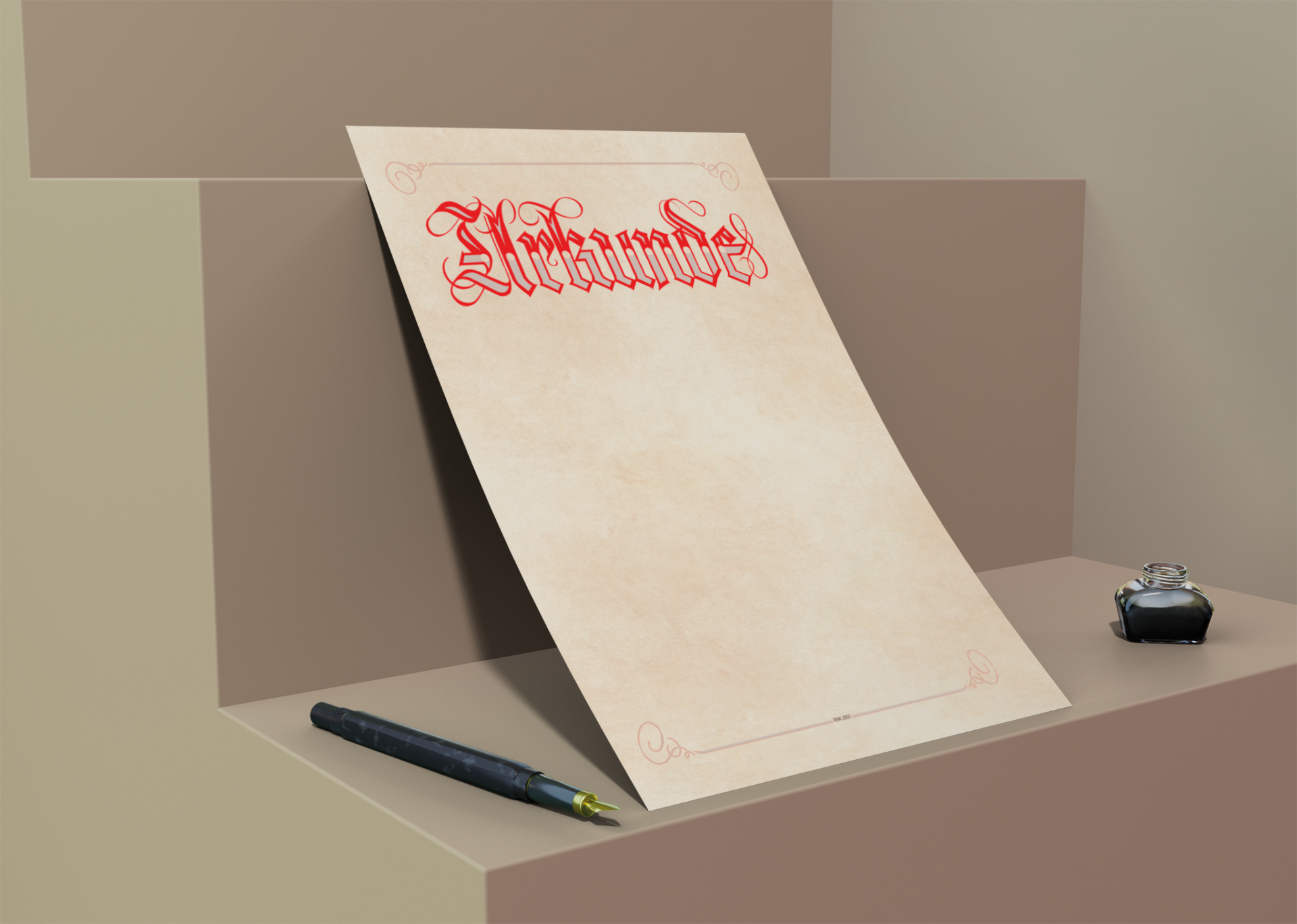 rnk-urkunden-aufschrift-urkunde-a4-elefantenhaut-10-st-ck image 2