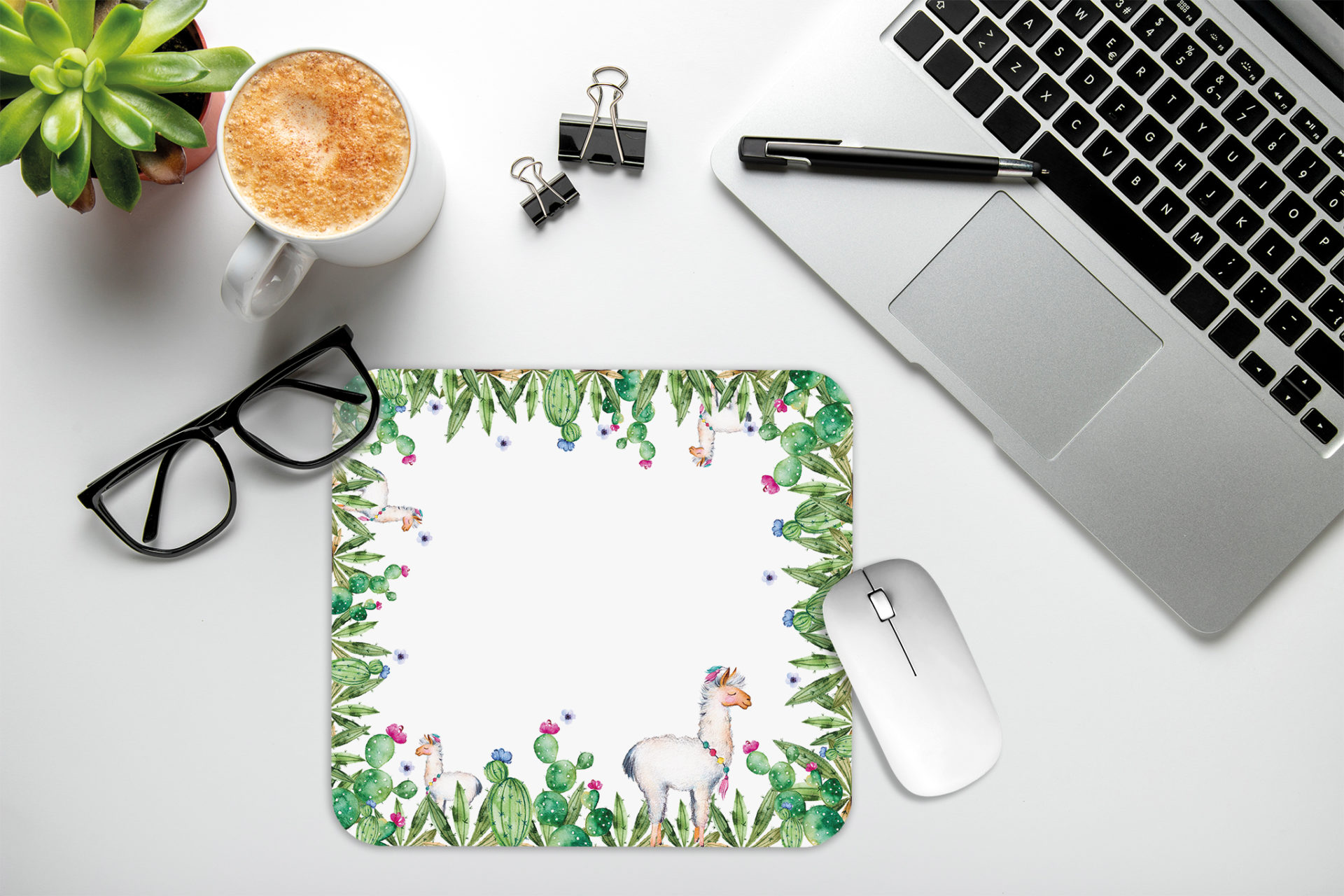 rnk-lama-mini-schreibunterlage-mousepad-block-30-blatt image 4