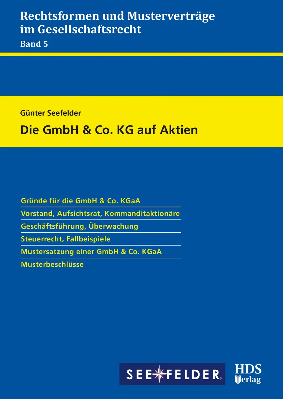 hds-recht-gmbh-co-kgaa-buch-band-5-1-auflage-muster image 1