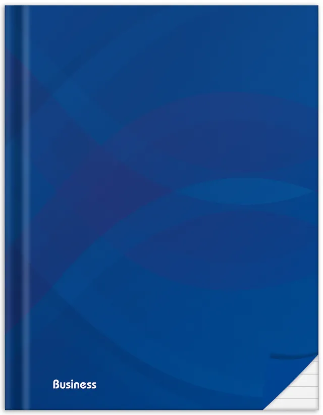 rnk-business-blau-notizbuch-din-a4-liniert image 1