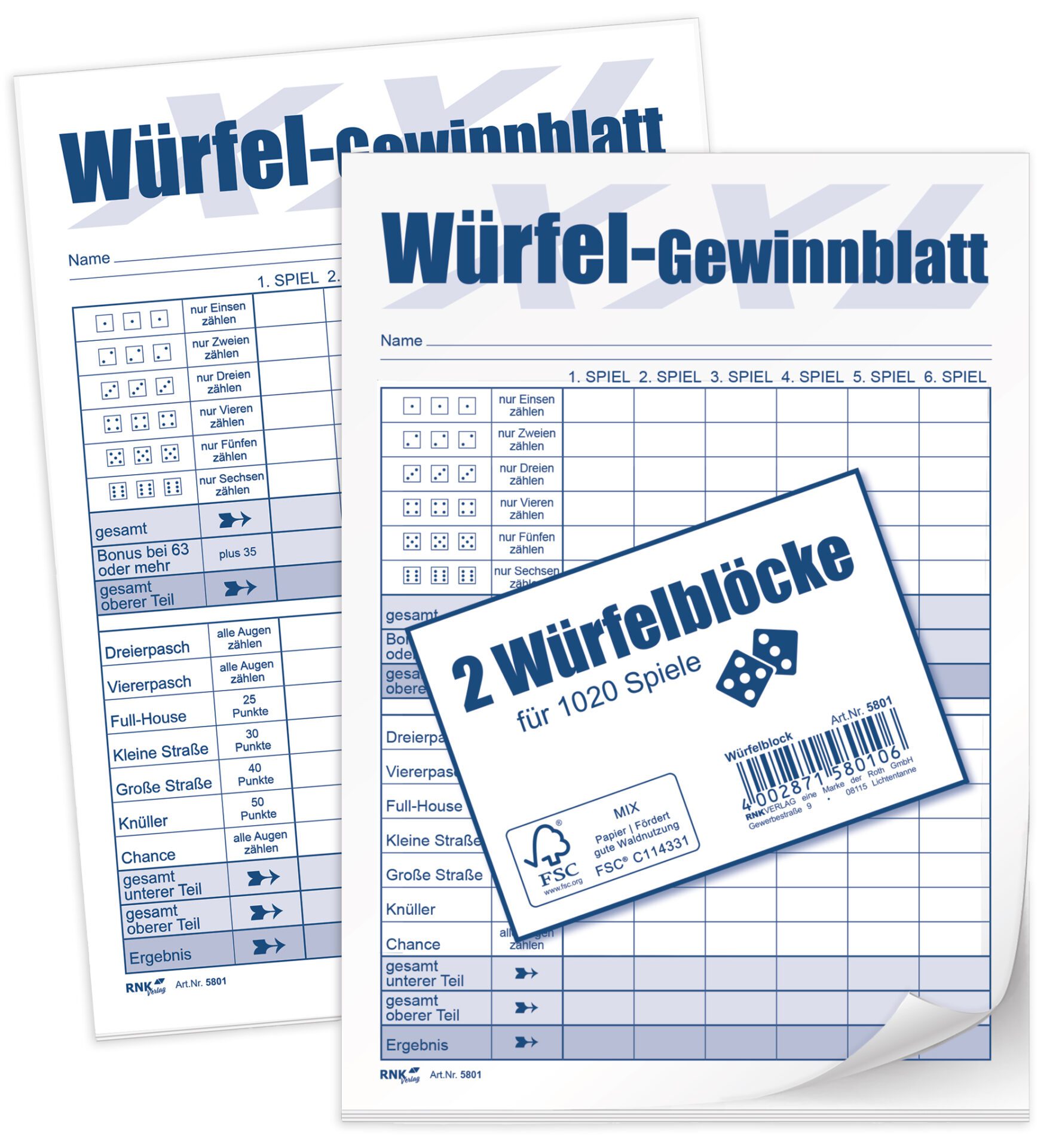 rnk-xxl-w-rfelspiel-gewinnblatt-din-a5-f-r-1020-spiele image 1
