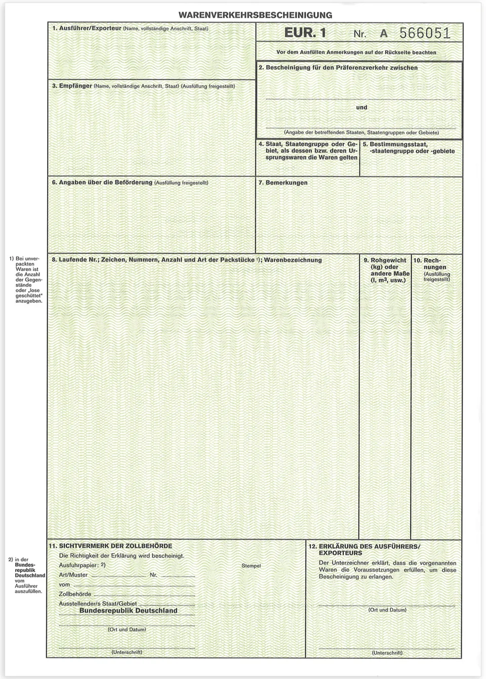 rnk-eur-1-warenverkehrsbescheinigung-laserdrucker-50-st-ck image 1