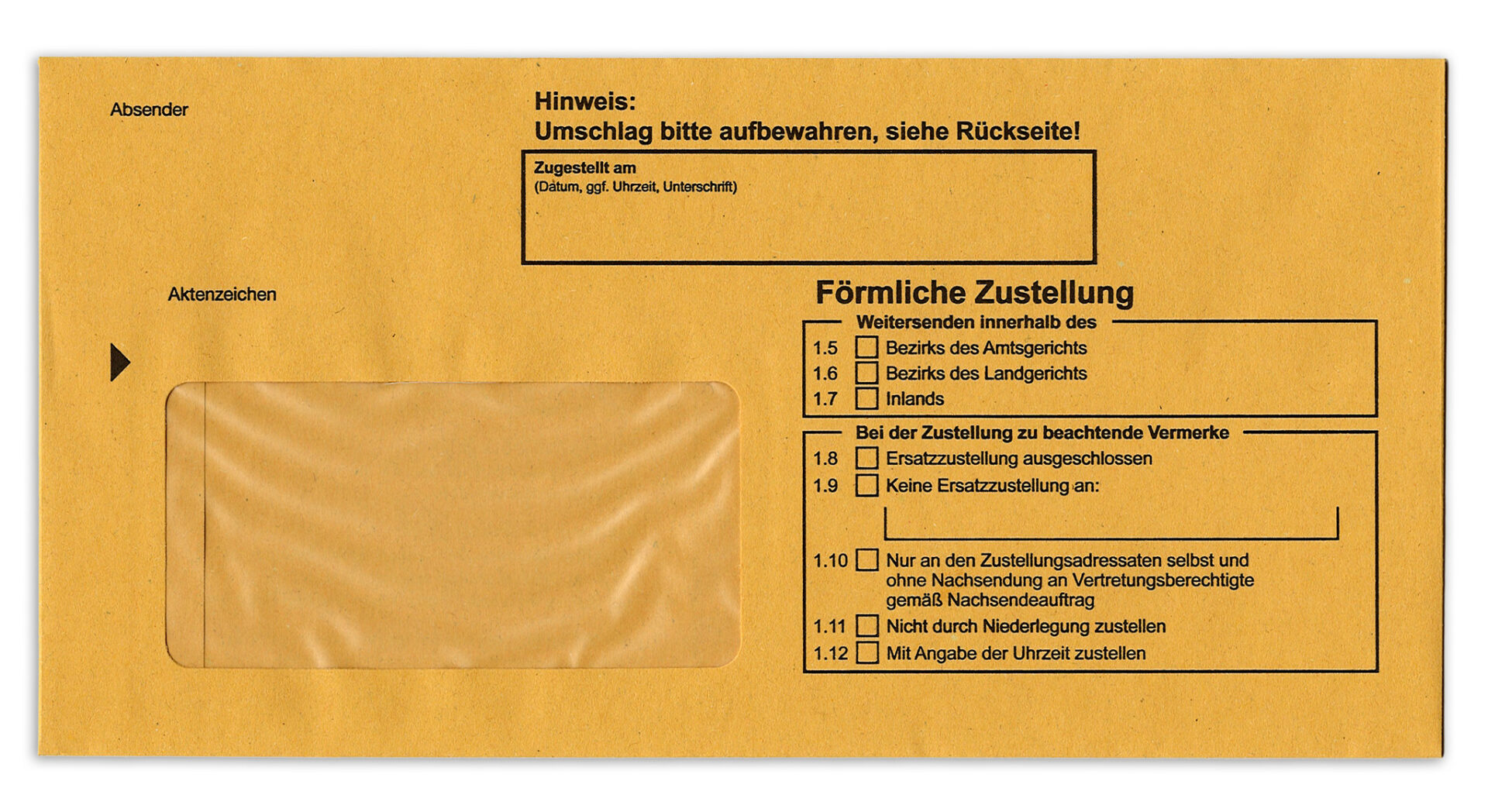 rnk-zustellungsumschl-ge-din-lang-sichtfenster-100-st-ck-innen image 1