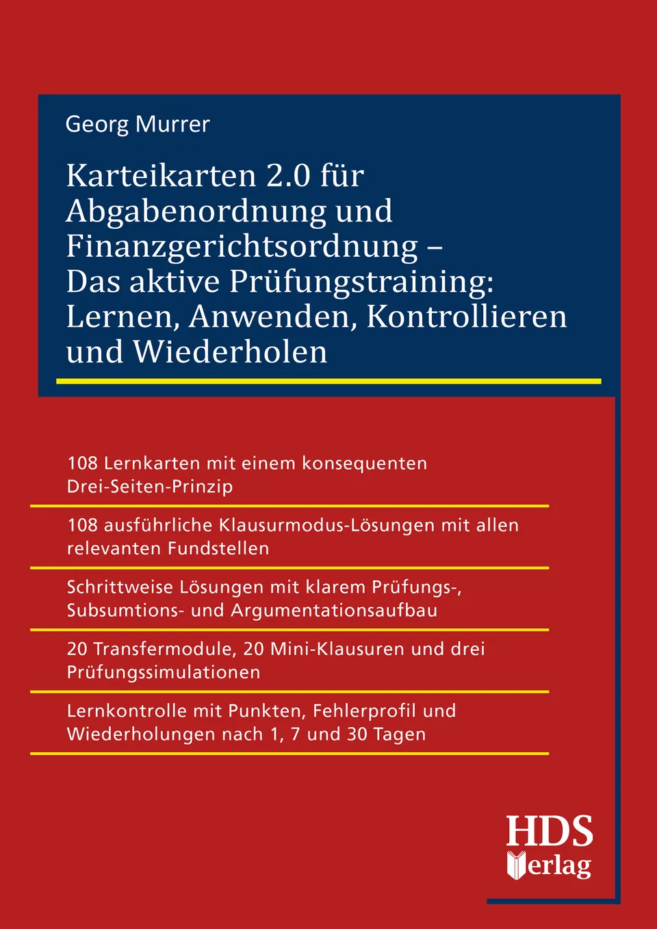 hds-karteikarten-2-0-ao-fgo-buch-mit-108-lernkarten-klausurtraining image 1