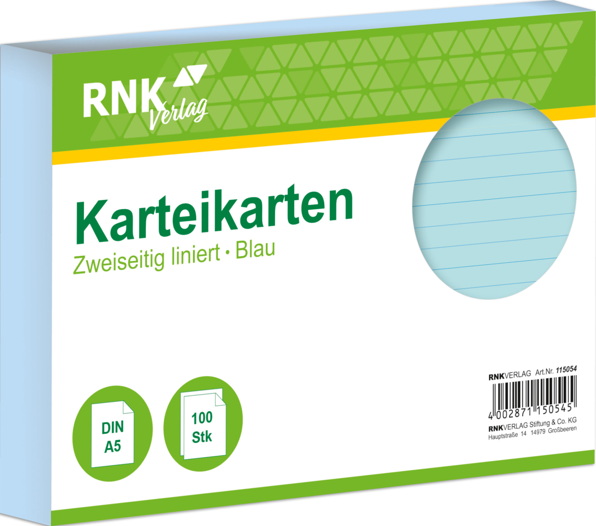 rnk-karteikarten-din-a5-liniert-blau-100-st-ck-pastell image 1