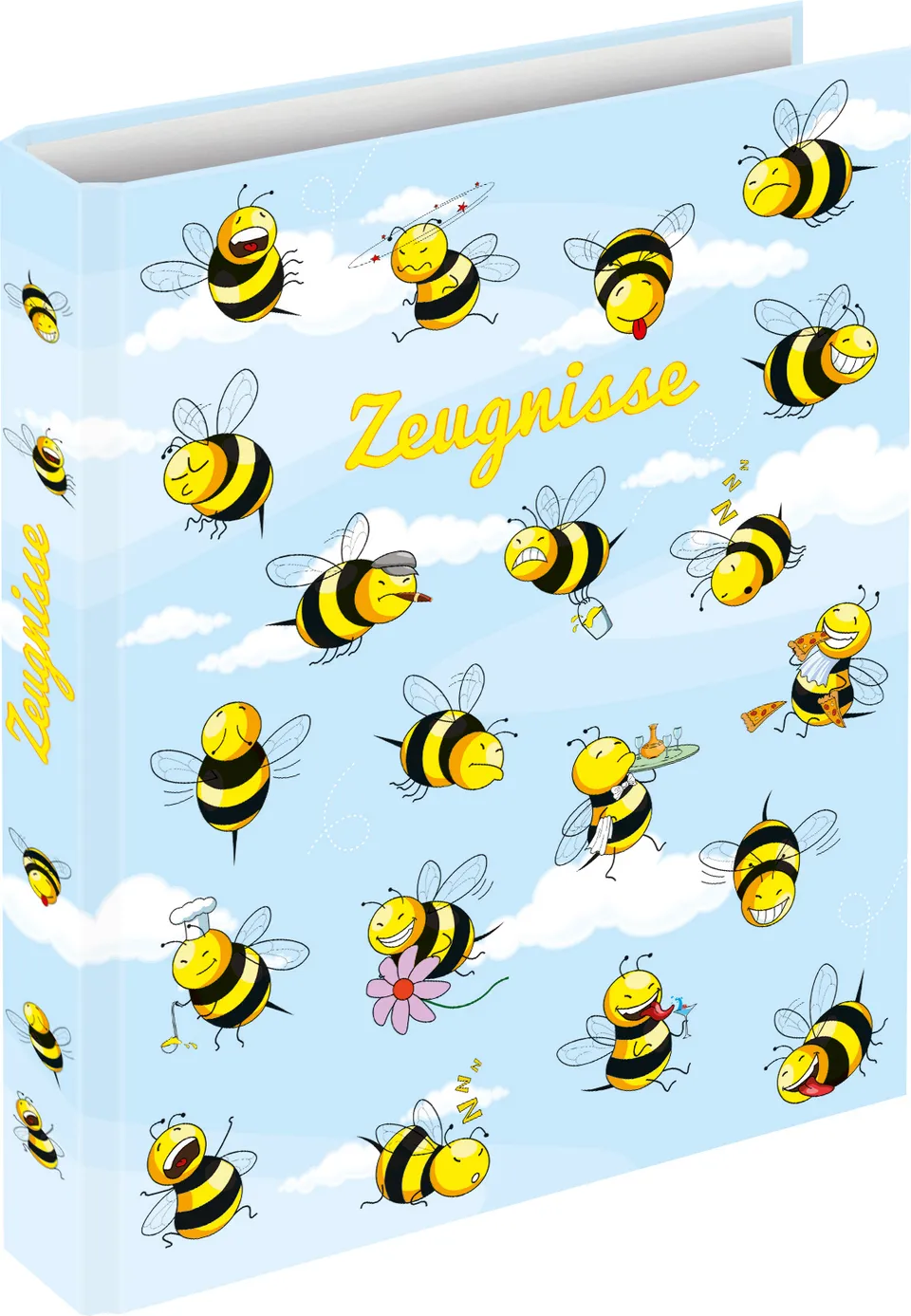 rnk-crazy-bees-zeugnisringbuch-din-a4-4-ring-1-st-ck image 1