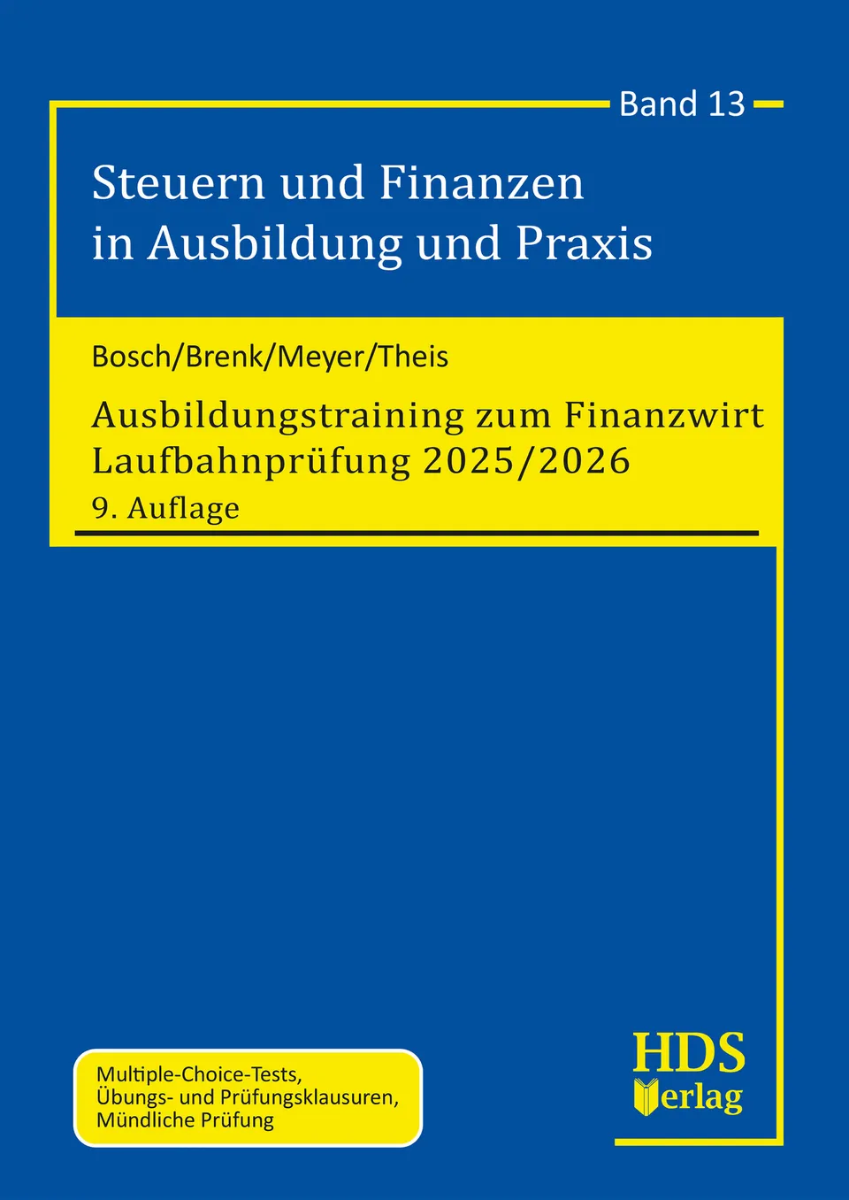 hds-ausbildungstraining-finanzwirt-band-13-buch-9-auflage-2025-2026 image 1