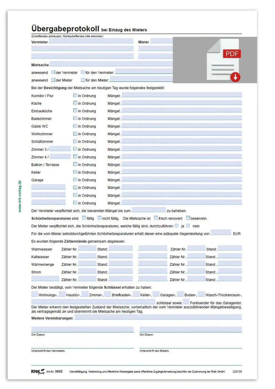 rnk-wohnungs-bergabeprotokoll-selbstdurchschreibend-formular image 1