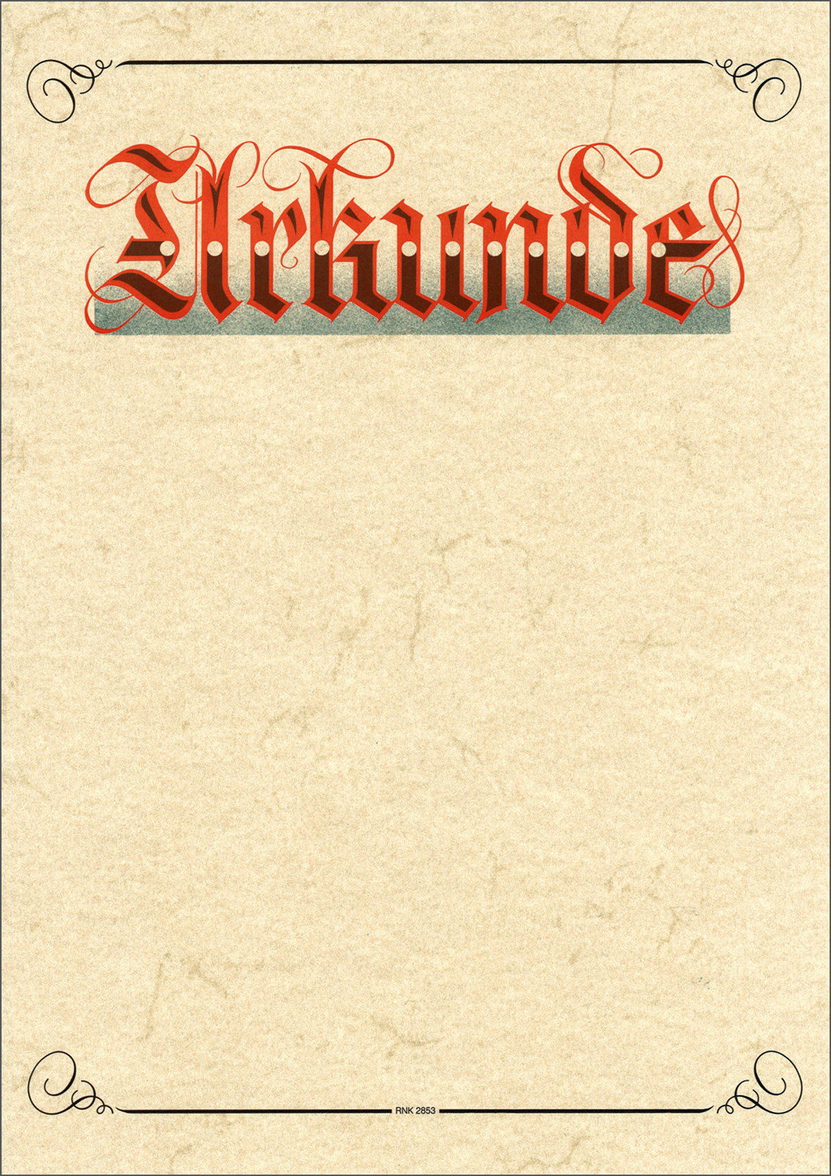 rnk-urkunden-aufschrift-urkunde-a4-elefantenhaut-10-st-ck image 1