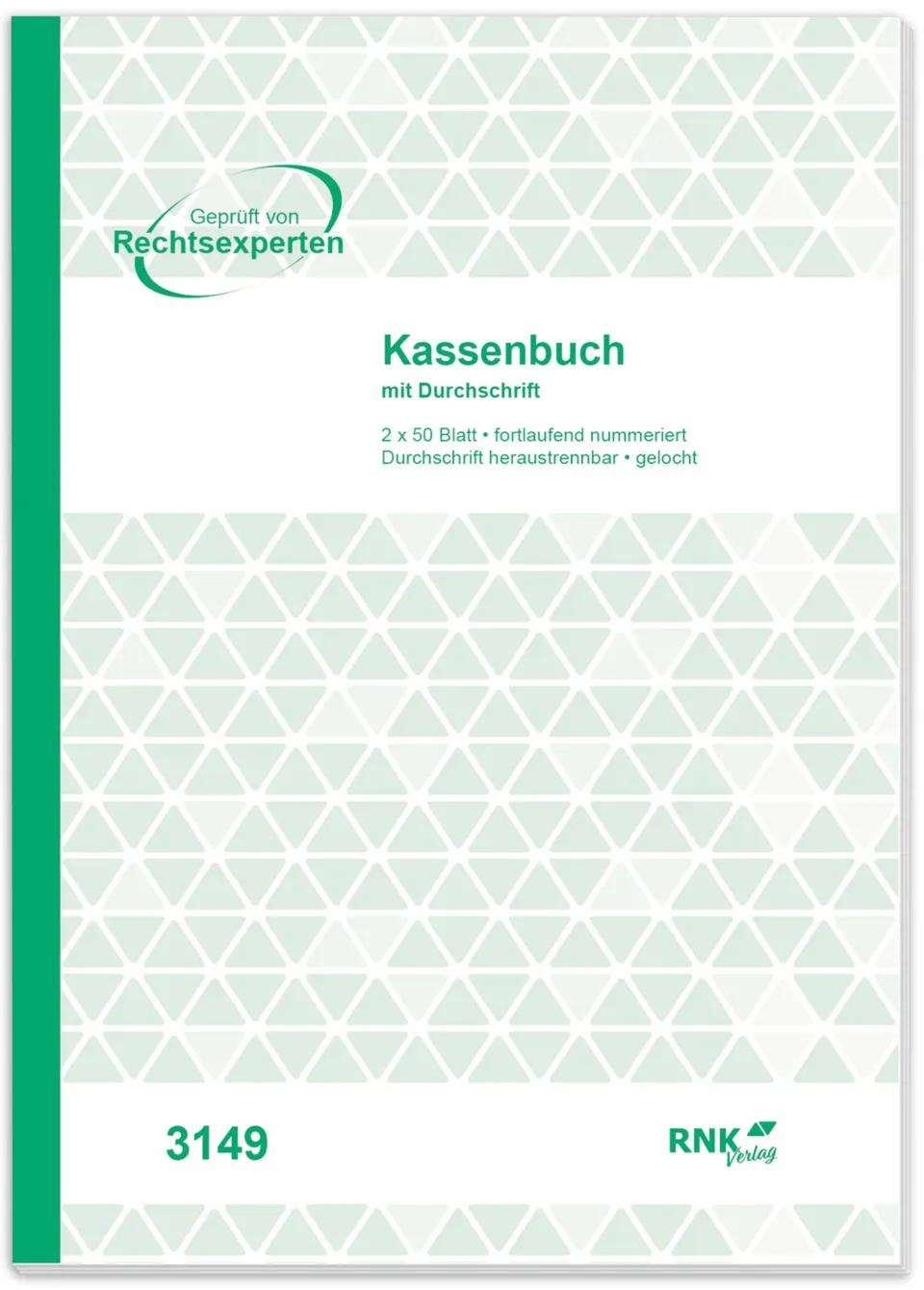 rnk-kassenbuch-din-a4-ohne-umsatzsteuer-nummeriert-2x50-blatt image 1