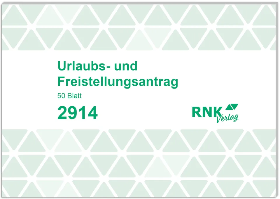 rnk-urlaubs-und-freistellungsantrag-a6-block-50-blatt image 1