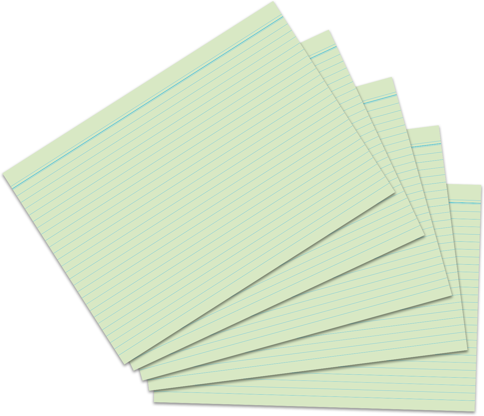rnk-karteikarten-din-a8-gruen-liniert-100-stueck-lernen image 3