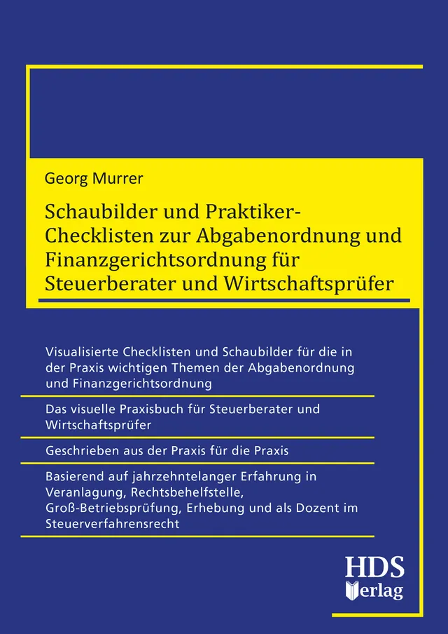 hds-schaubilder-praktiker-checklisten-ao-fgo-buch-steuerberater image 1
