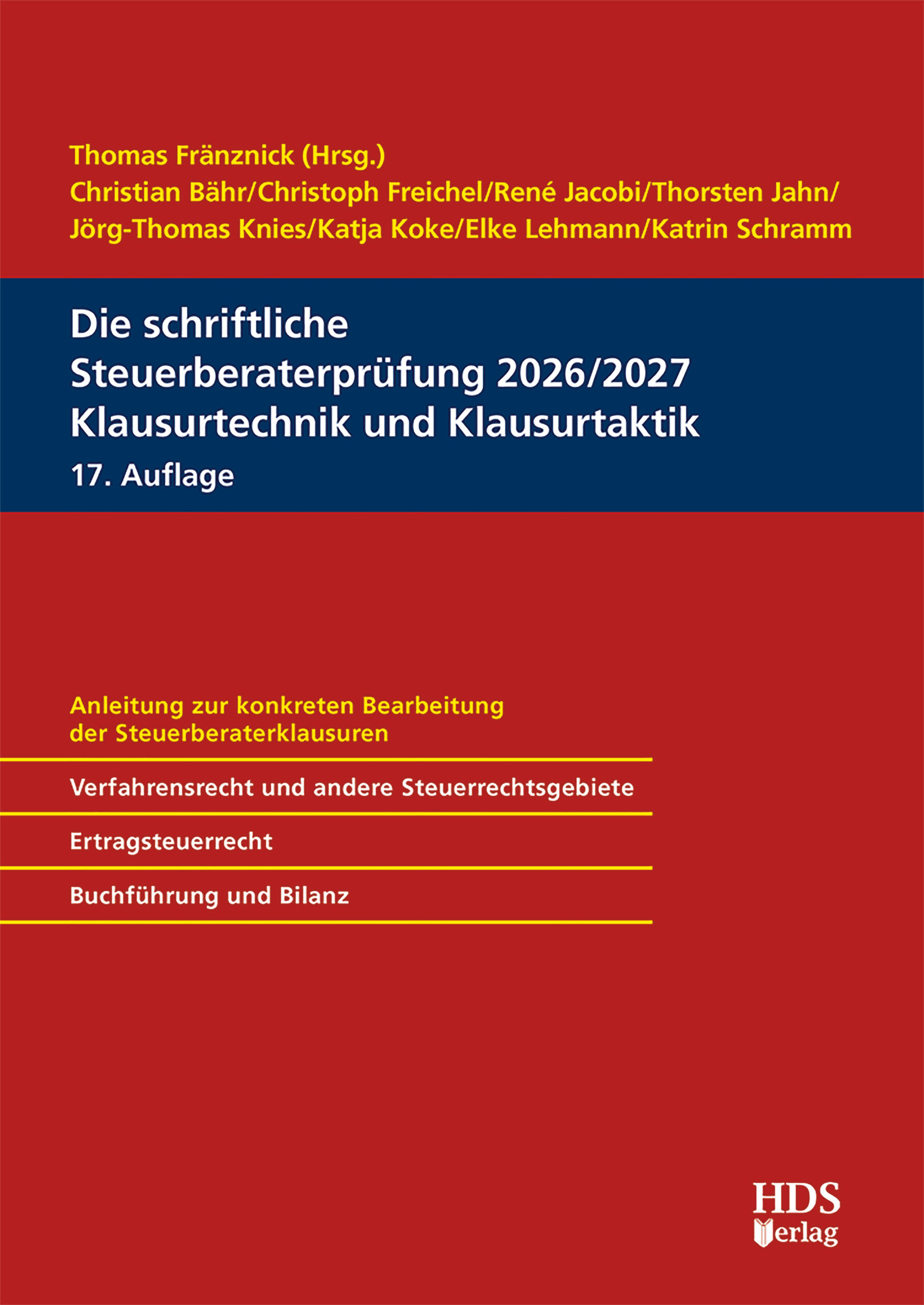 hds-steuerberaterpr-fung-klausurtechnik-buch-17-auflage-2026-27 image 1