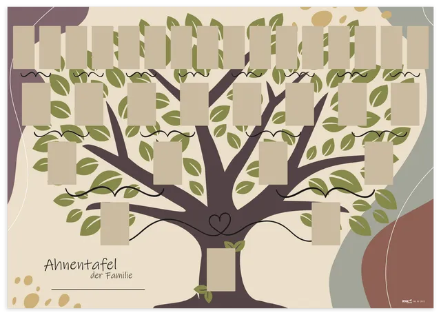 rnk-ahnentafel-illustrierter-baum-5-generationen-din-a2 image 1