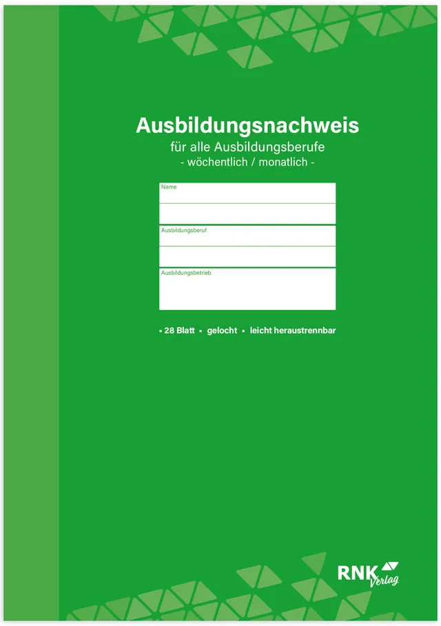 rnk-ausbildungsnachweis-block-din-a4-w-chentlich-monatlich image 1