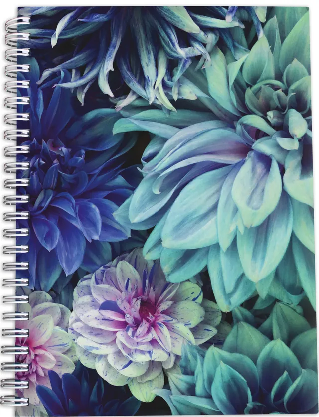 rnk-blossom-spiral-notizbuch-a-z-register-din-a5-hardcover image 1