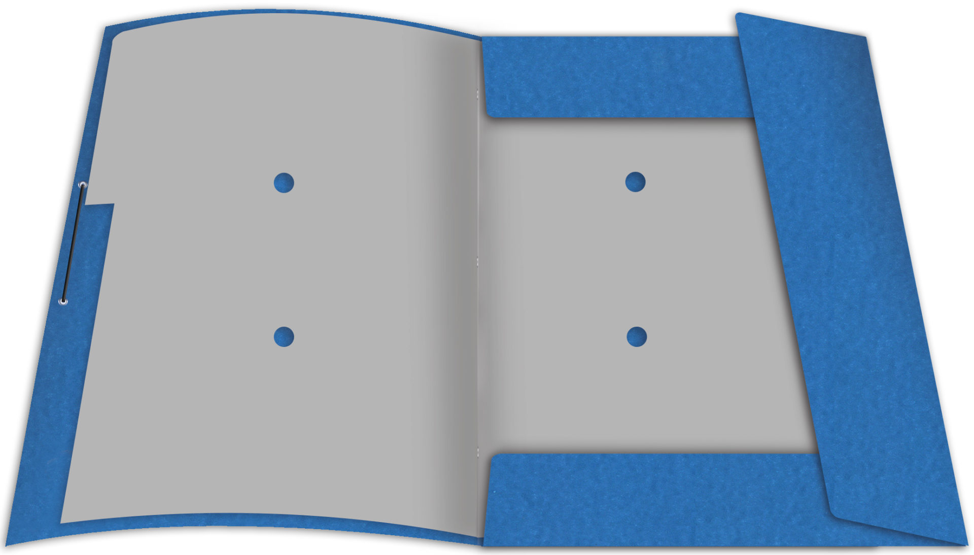 rnk-ordnungsmappe-din-a4-blau-9-f-cher-gummizug image 2