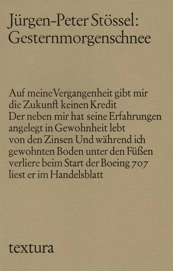 c-h-beck-textura-gesternmorgenschnee-ausgew-hlte-gedichte-buch image 1