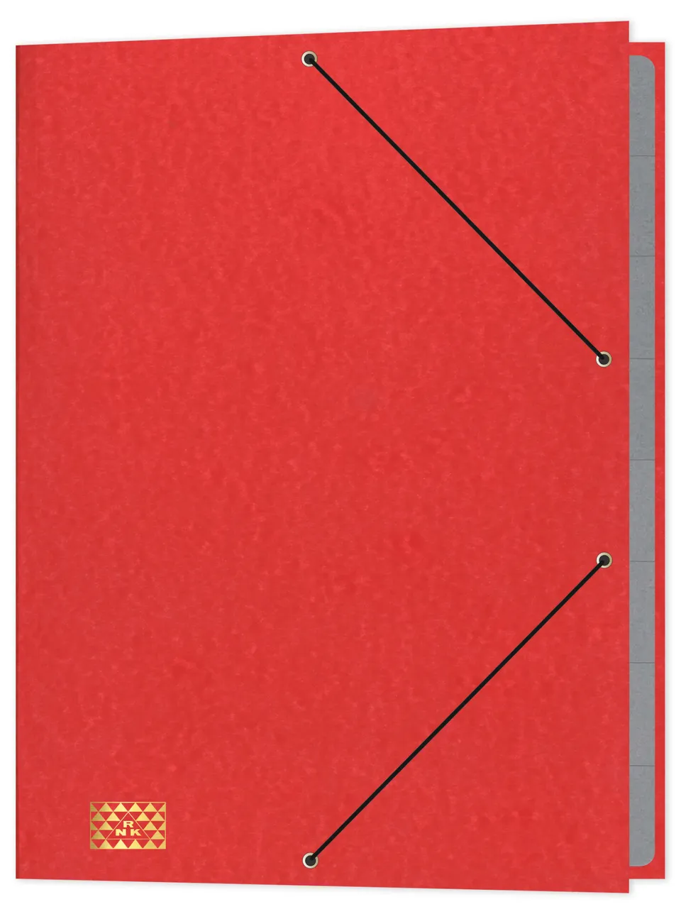 rnk-konferenzmappe-din-a4-rot-9-f-cher-gummizug image 1