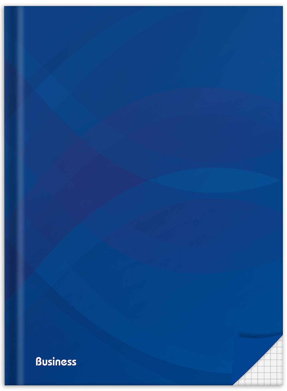 rnk-notizbuch-business-blau-din-a5-notizheft-kariert-96-blatt image 1