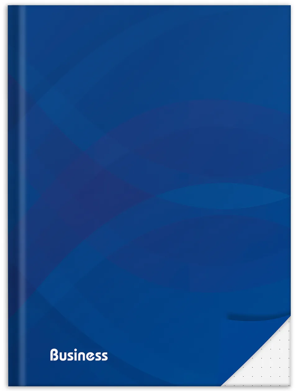 rnk-business-blau-notizbuch-din-a5-dotted-hardcover-96-blatt image 1