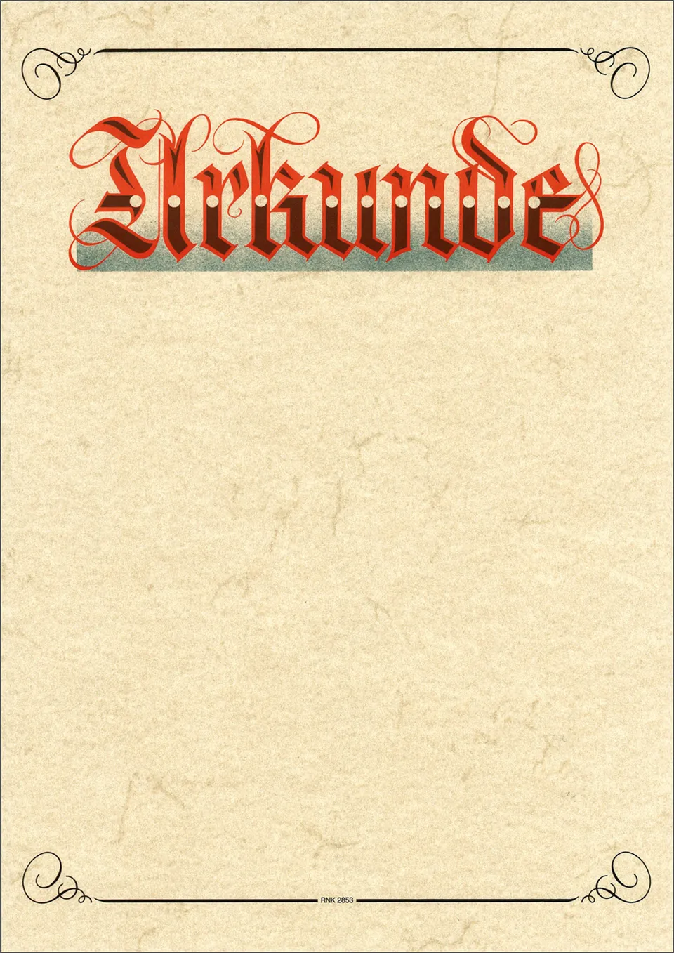 rnk-urkunden-aufschrift-urkunde-a4-elefantenhaut-10-st-ck image 1