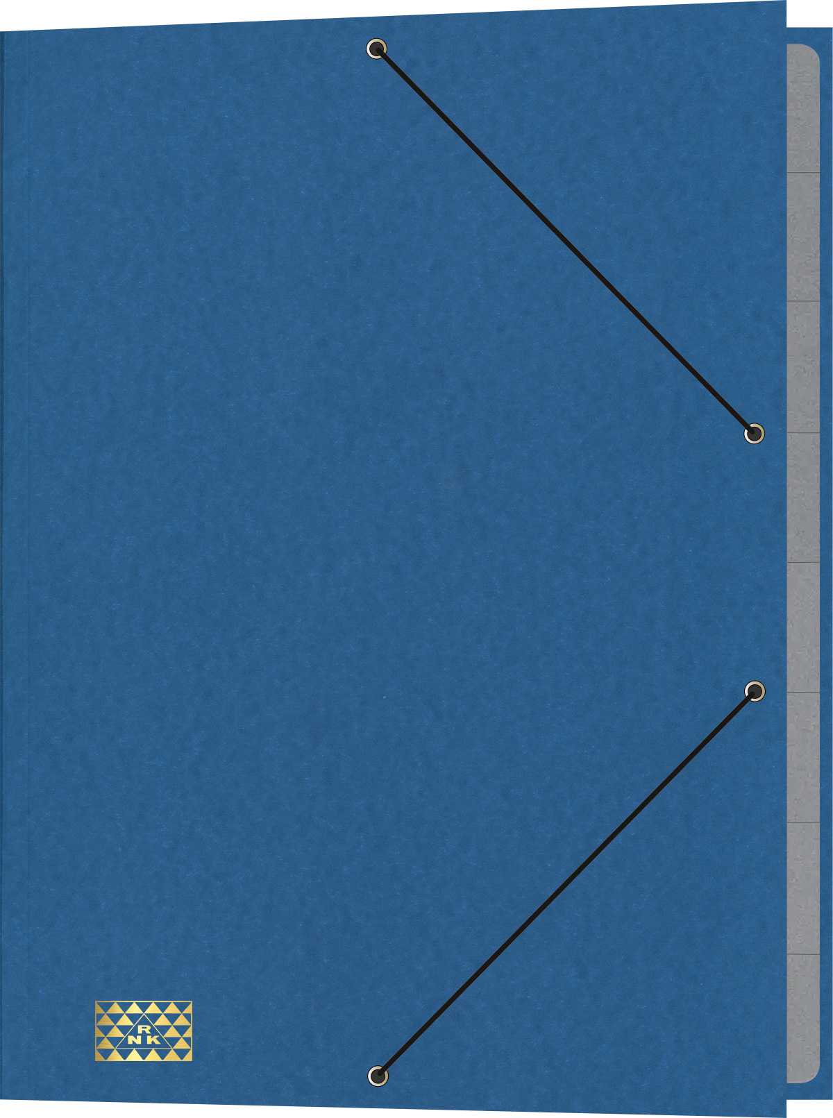 rnk-ordnungsmappe-din-a4-blau-9-f-cher-gummizug image 1