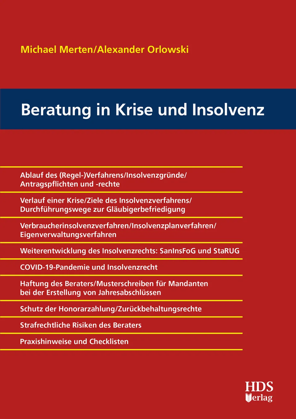 hds-beratung-in-krise-und-insolvenz-fachbuch-1-auflage-2022 image 1