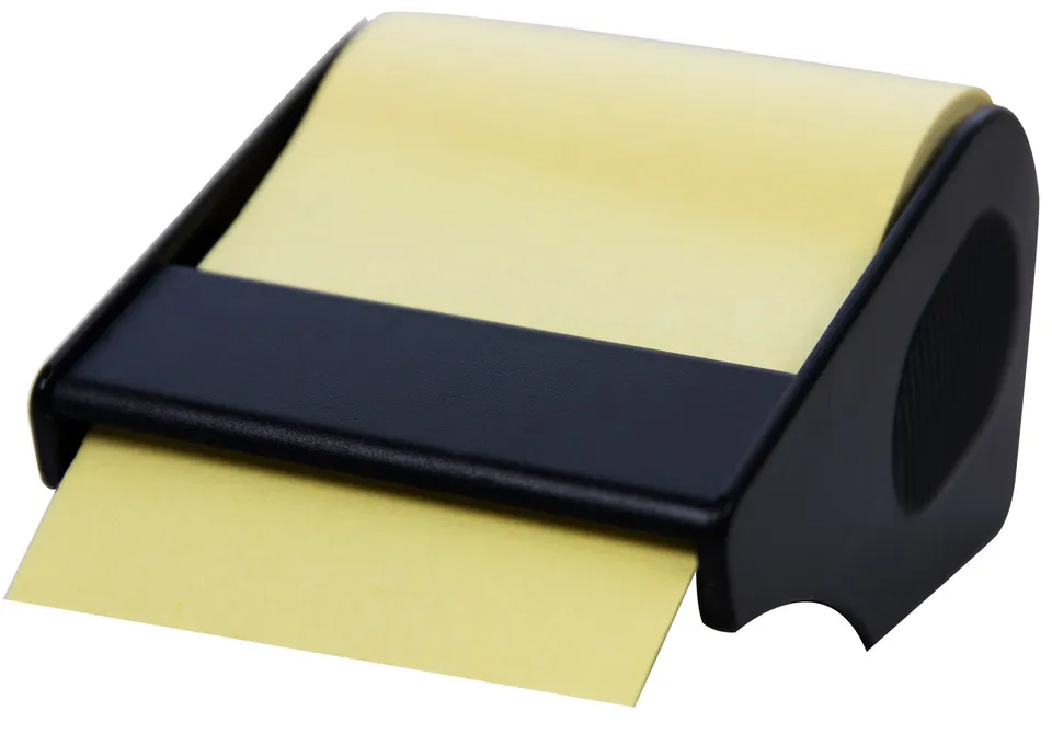 rnk-haftnotizrolle-im-abroller-60-mm-pastellgelb-nachf-llbar image 1
