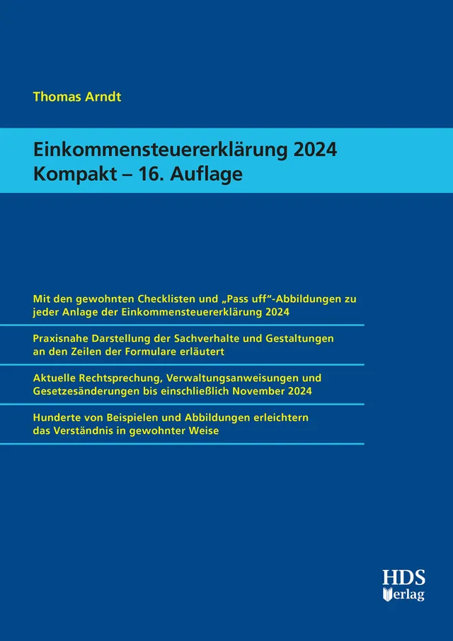 hds-steuern-einkommensteuererkl-rung-2024-kompakt-ratgeber-16-auflage image 1
