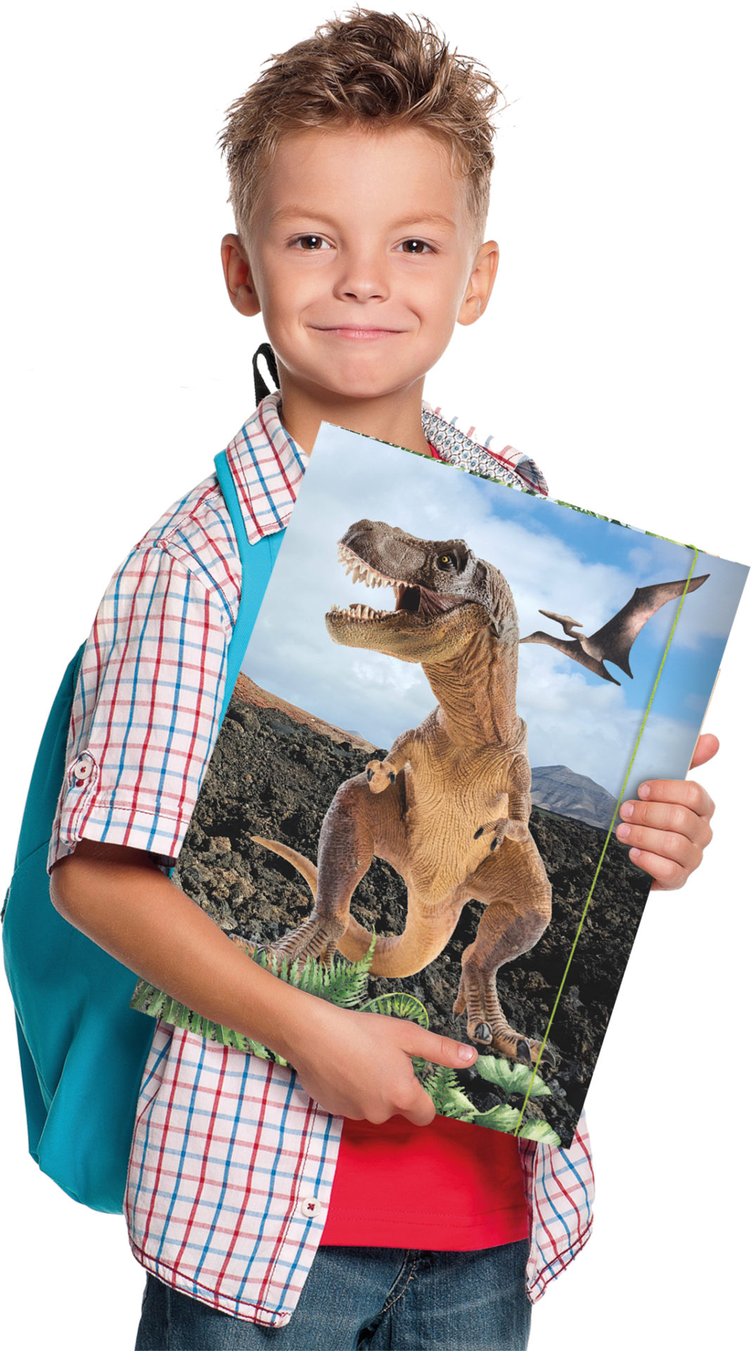 rnk-t-rex-zeichenmappe-din-a3-blau-karton-gummizug-1-st-ck image 5