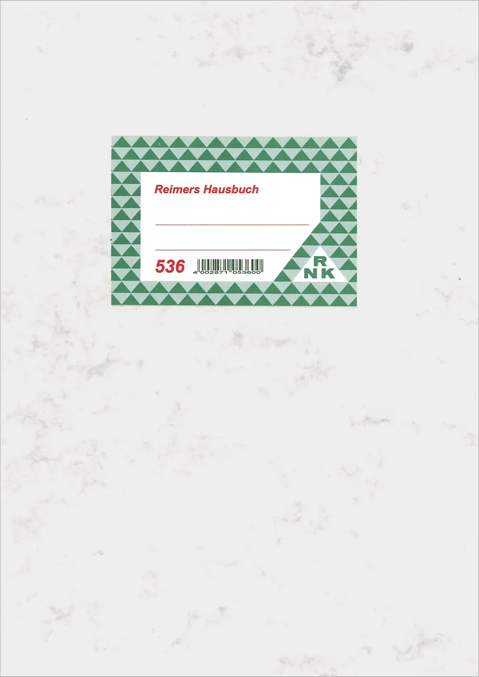 reimers-hausbuch-12-seiten-f-r-3-monate-pro-seite-rnk image 1