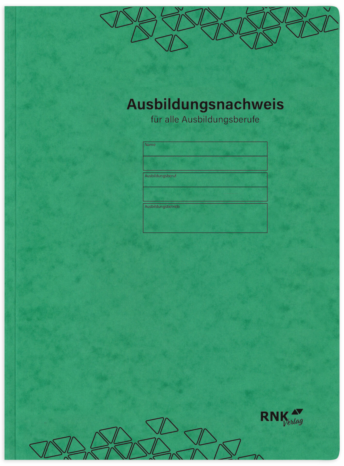 rnk-ausbildungsnachweis-hefter-din-a4-spezialkarton-gr-n-1-st-ck image 1