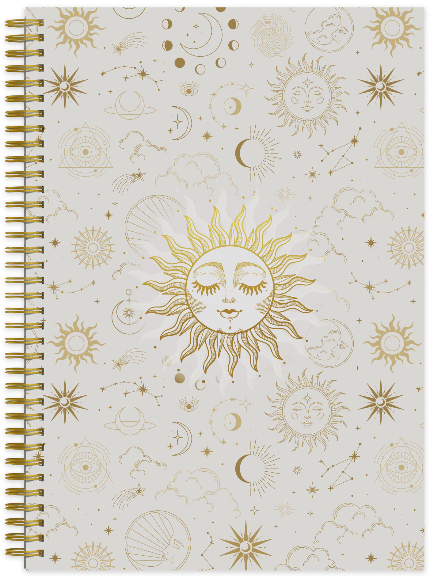 rnk-sun-spiral-notizbuch-din-a5-4-in-1-linaturen image 2