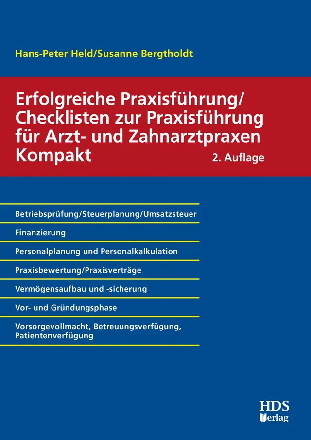 hds-erfolgreiche-praxisf-hrung-checklisten-arzt-zahnarzt-2-auflage-buch image 1