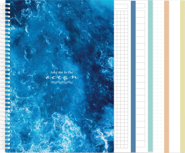 rnk-ocean-spiral-notizbuch-din-a4-4-lineaturen-1-st-ck image 1