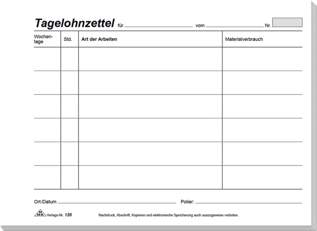 rnk-tagelohnzettel-block-din-a5-100-blatt-bau-formular image 1
