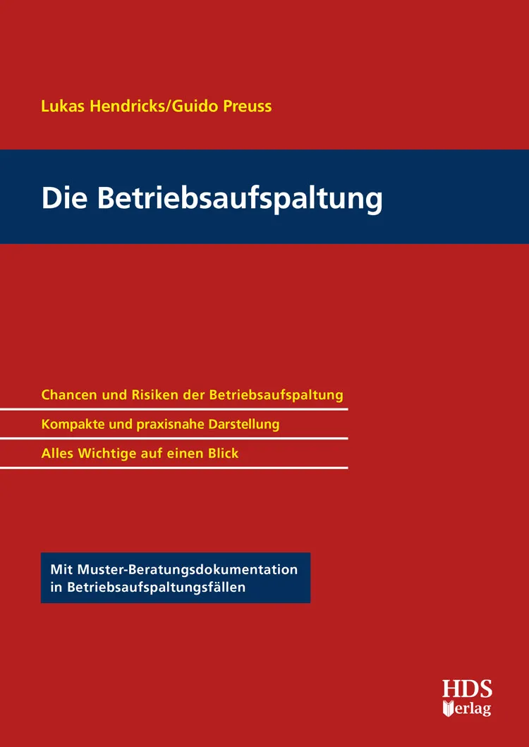 hds-steuern-die-betriebsaufspaltung-fachbuch-1-auflage-praxis image 1