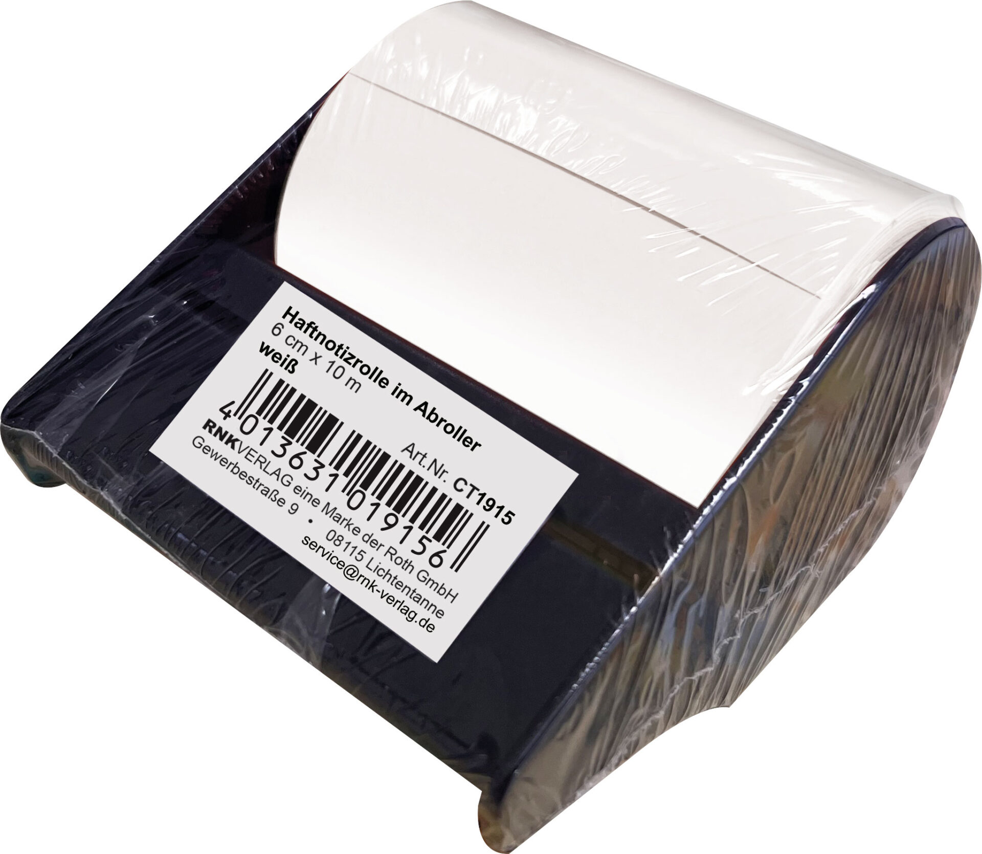 rnk-haftnotizrolle-im-abroller-60mm-wei-nachf-llbar image 4