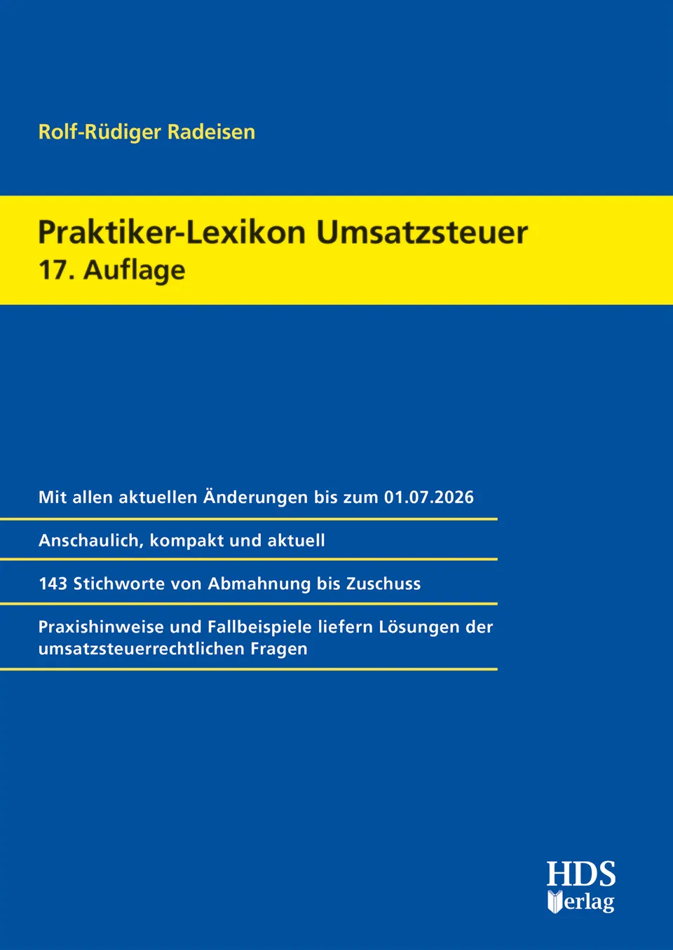 hds-steuern-praktiker-lexikon-umsatzsteuer-fachbuch-17-auflage-e-rechnung image 1