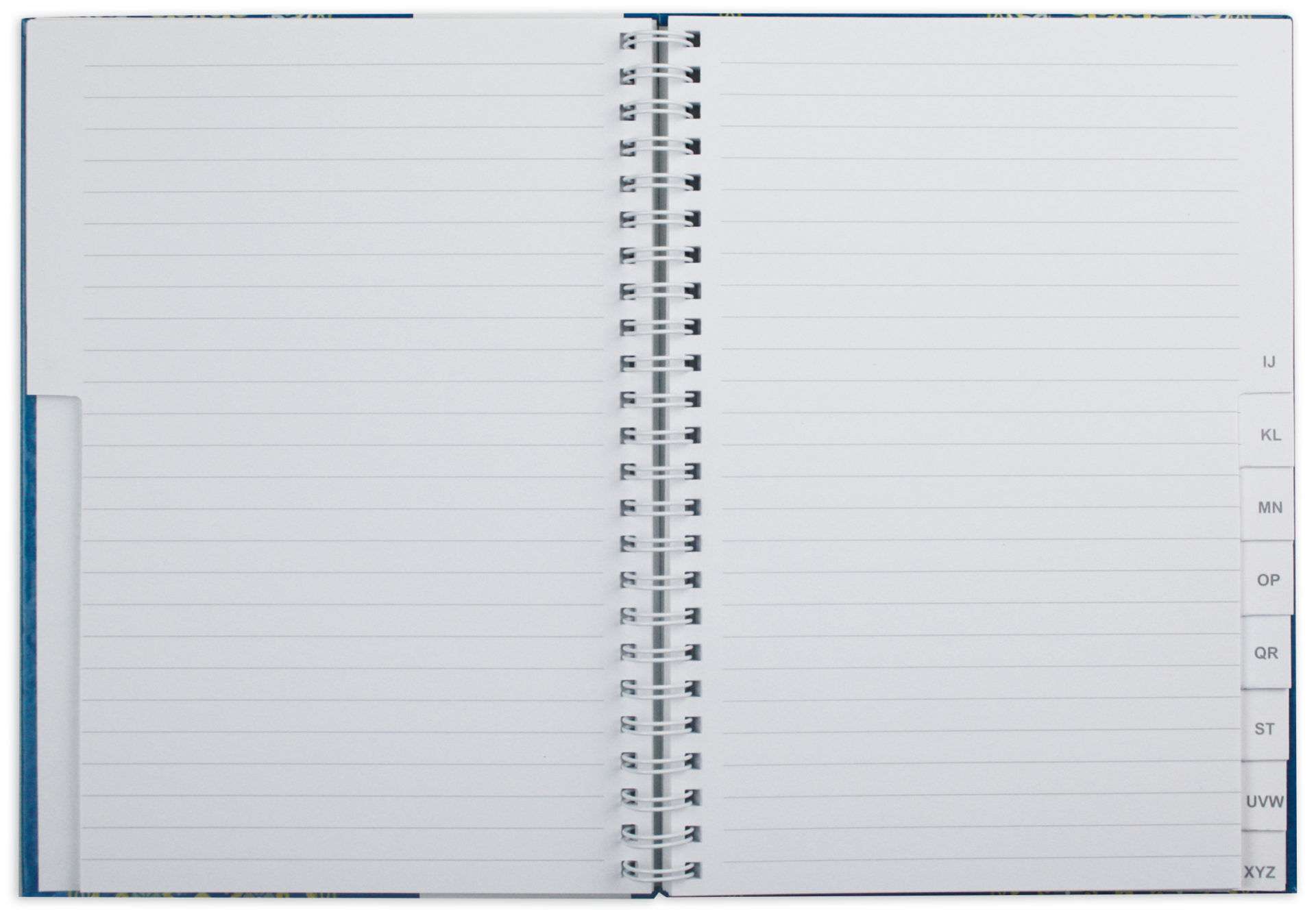 rnk-blue-orient-spiral-notizbuch-a-z-din-a5-register image 4