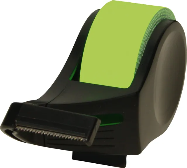rnk-haftnotizrolle-im-abroller-19-mm-neongr-n-nachf-llbar image 1