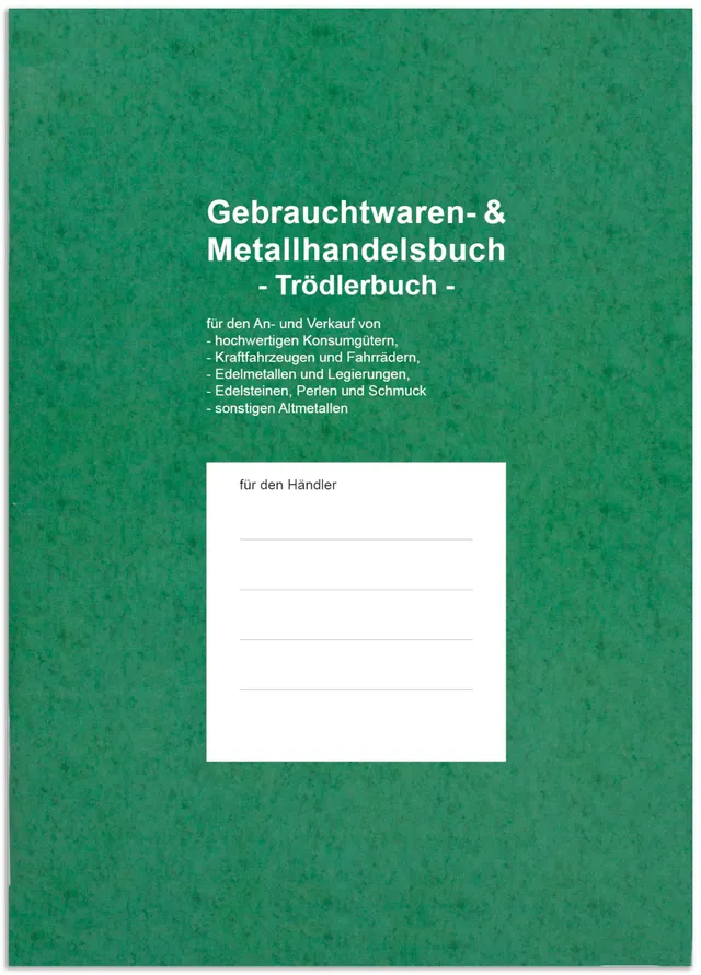 rnk-gebrauchtwaren-und-metallhandelsbuch-tr-dlerbuch-nummeriert-1-st-ck image 1