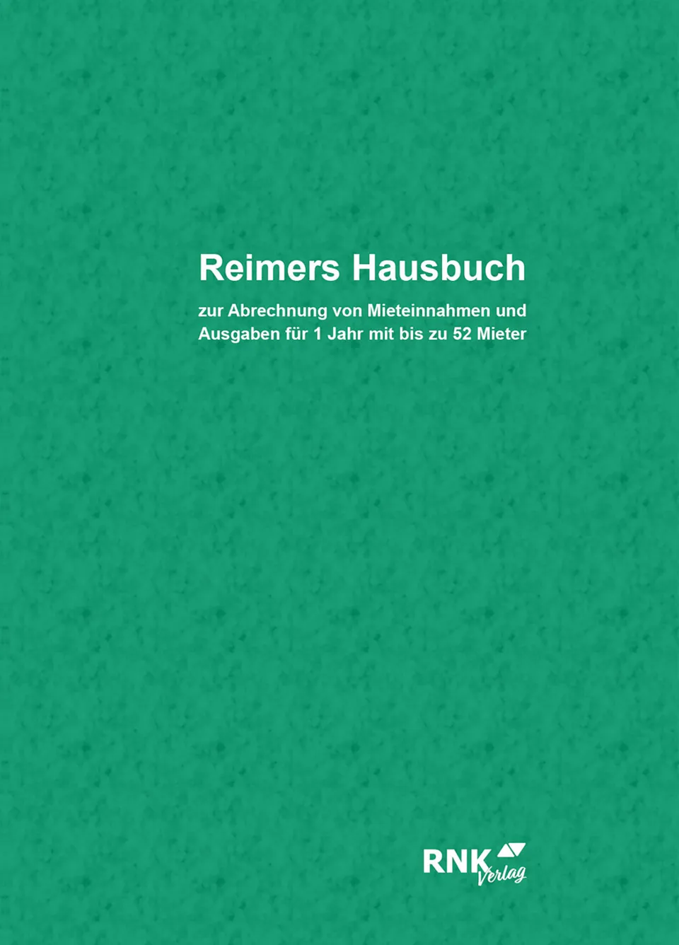 rnk-reimers-hausbuch-32-seiten-einnahmen-ausgaben-1-st-ck image 1